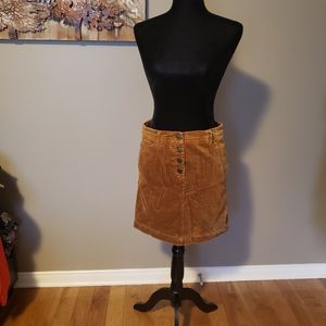 Mini corduroy skirt Size 0
